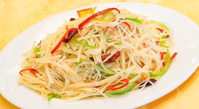 農家樂美食-酸辣土豆絲